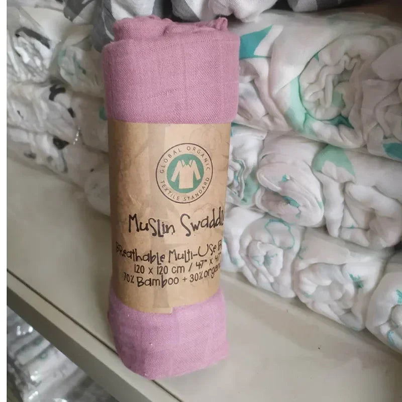 Bamboo Cotton Gauze Burp Cloth 25 Colors Kids