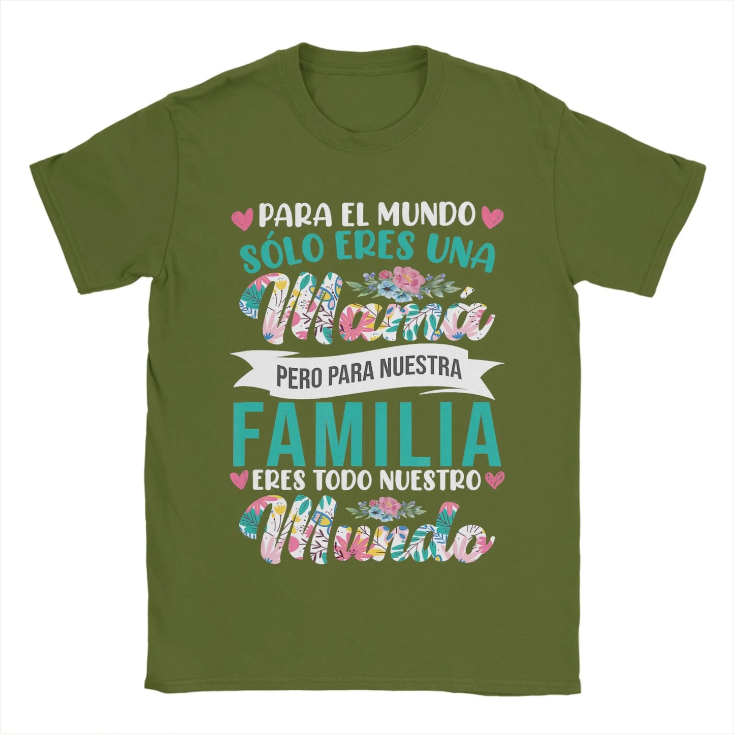 Floral Graphic Tee for Moms 14 Colors
