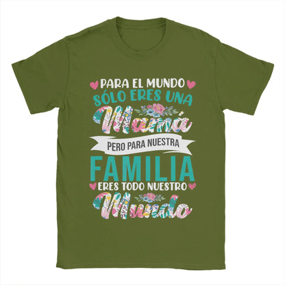 Floral Graphic Tee for Moms 14 Colors