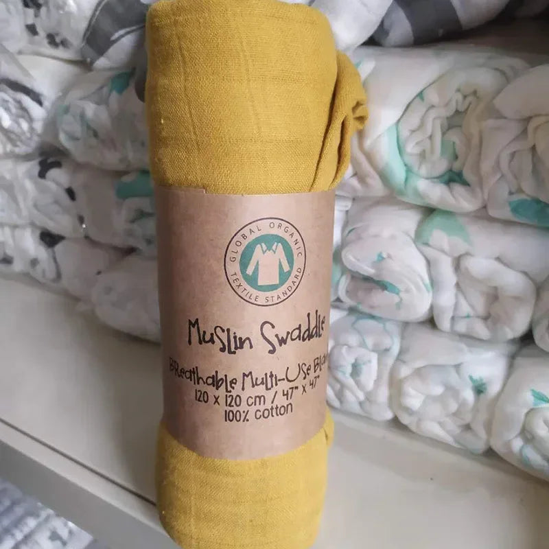 Bamboo Cotton Gauze Burp Cloth 25 Colors Kids
