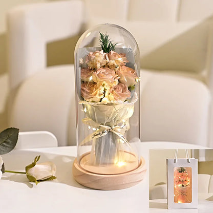 Eternal Dried Flower Soap Rose Gift Box