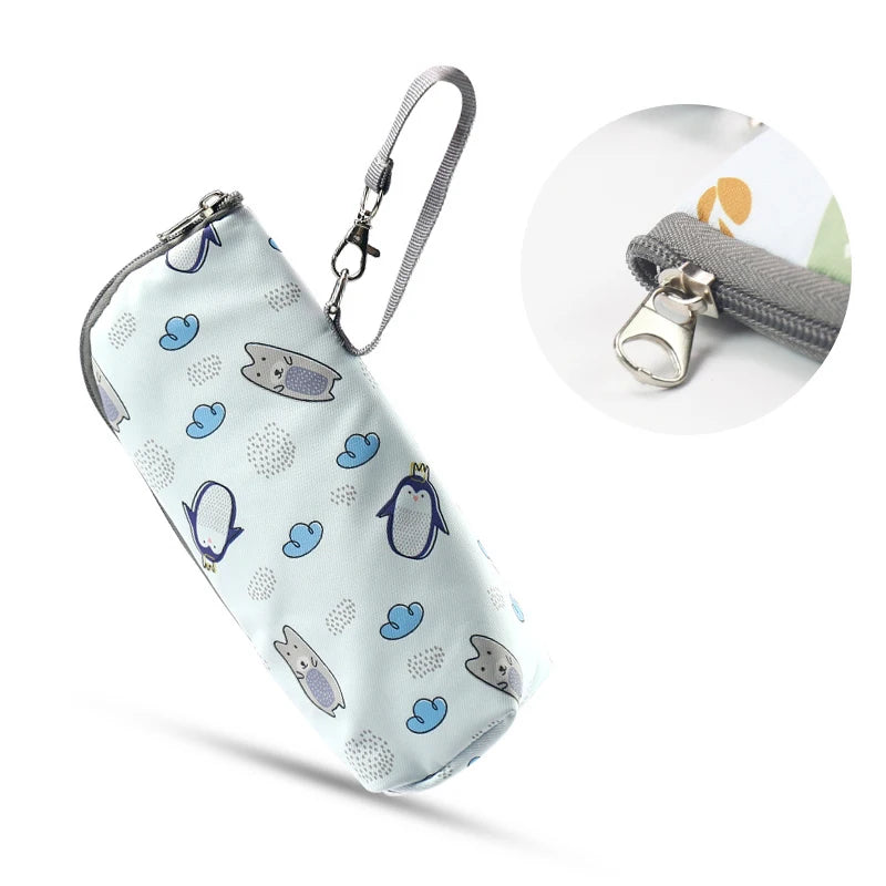 Portable Bottle Bag Travel Case Insulated Milk Organiser – front view