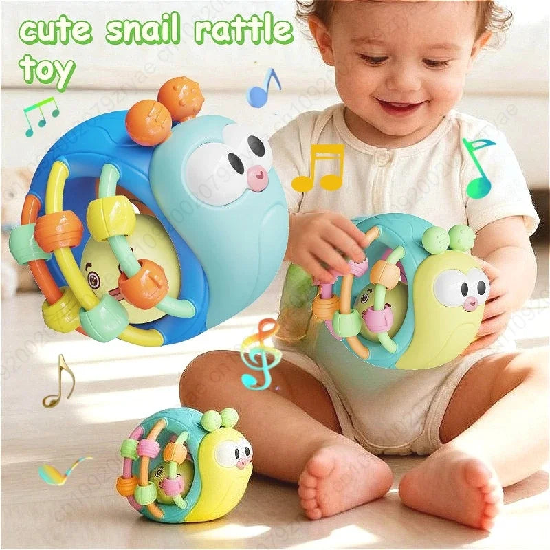 Soft Bell Rattle Comforter Ball 0-6M