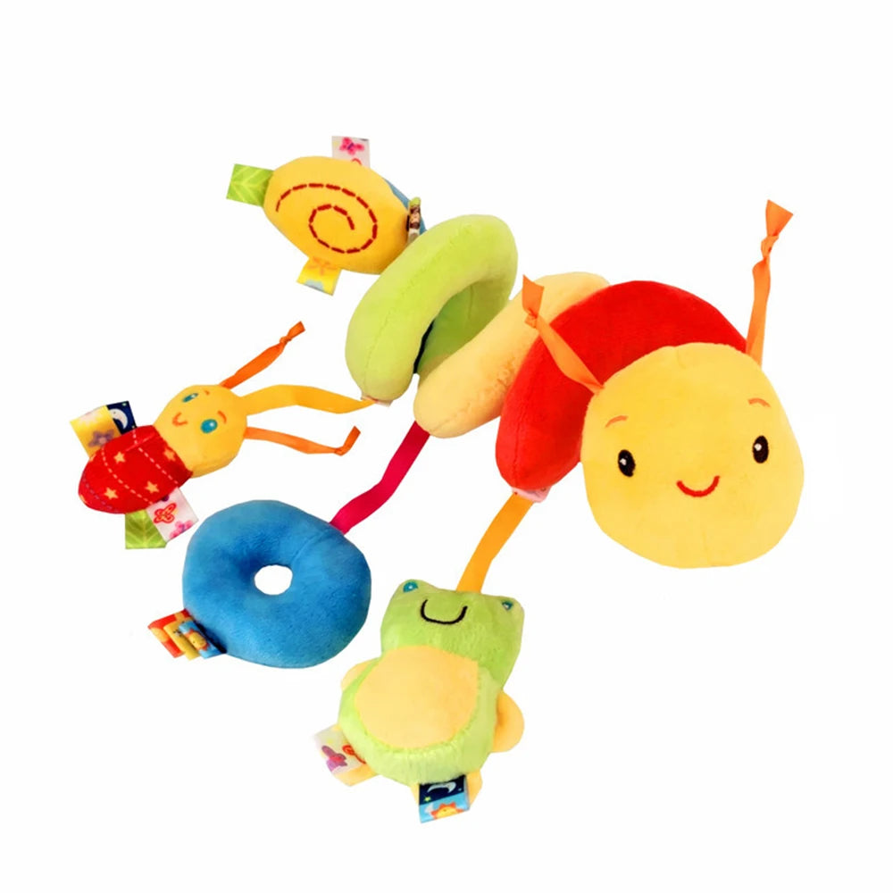 Colorful Label Crib Hanging Comfort Toy 0-24M Kids