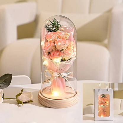 Eternal Dried Flower Soap Rose Gift Box