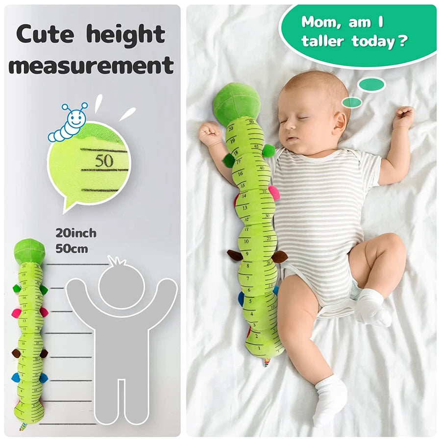 Sensory Caterpillar Plush Toy 3-in-1 0-12M Kids