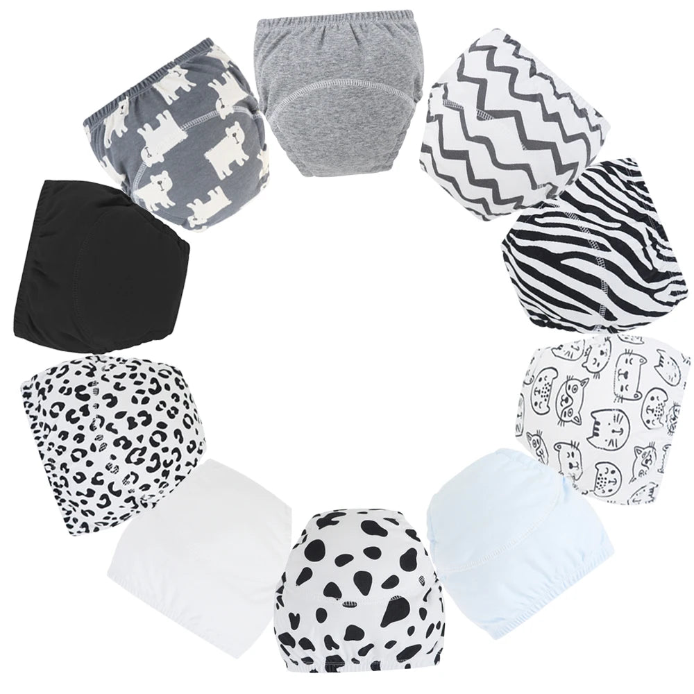 Waterproof Cotton Potty Training Pants 10-Pack – 4-layer construction
