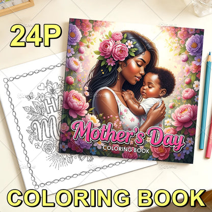 Adult Coloring Book Gift for Mom