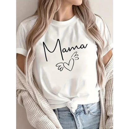 Womens Neon Tie-Dye Heart T-Shirt Cotton