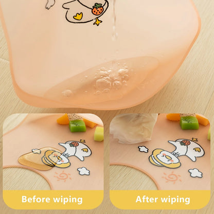 Waterproof Silicone Bib Animal Print 1-3Y