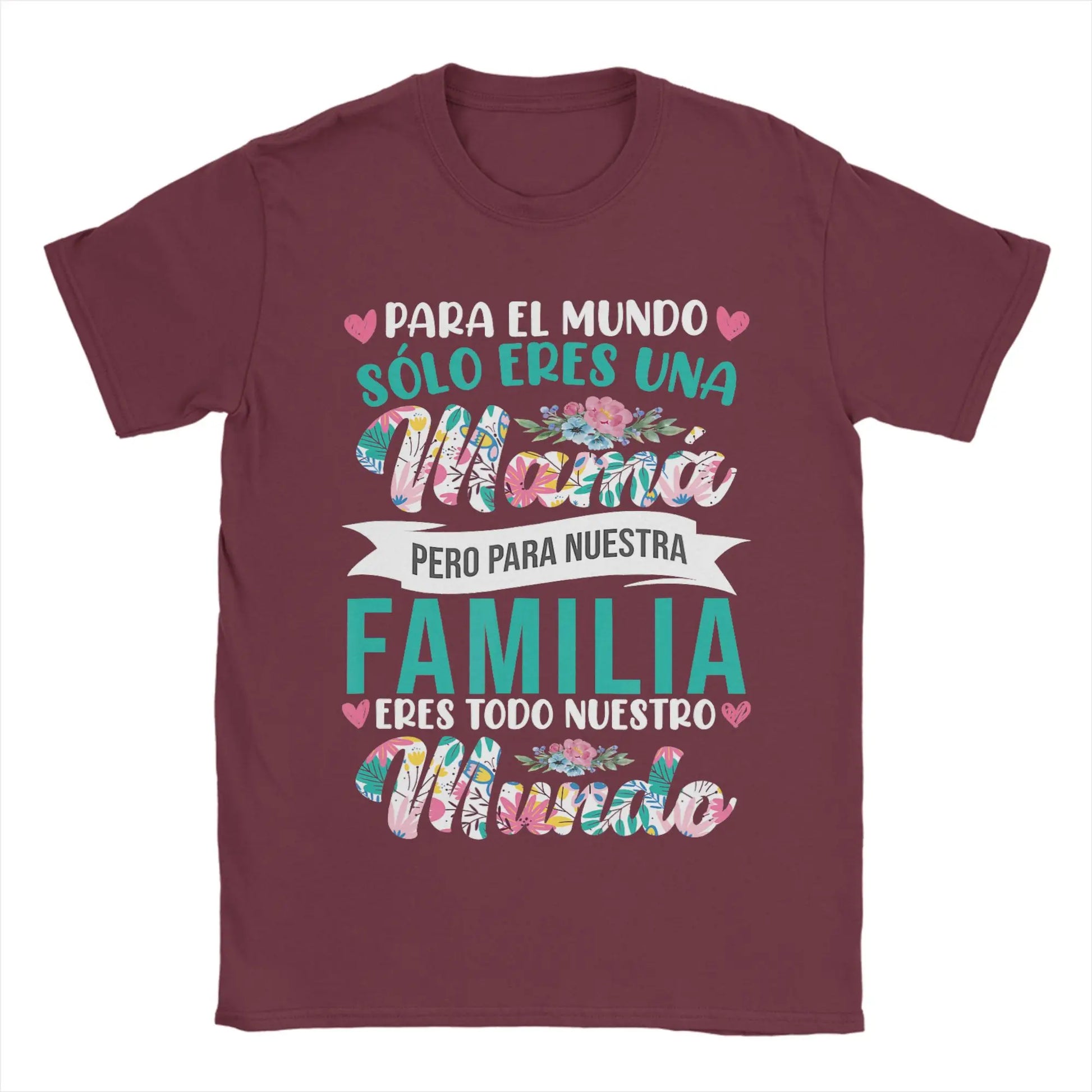 Floral Graphic Tee for Moms 14 Colors
