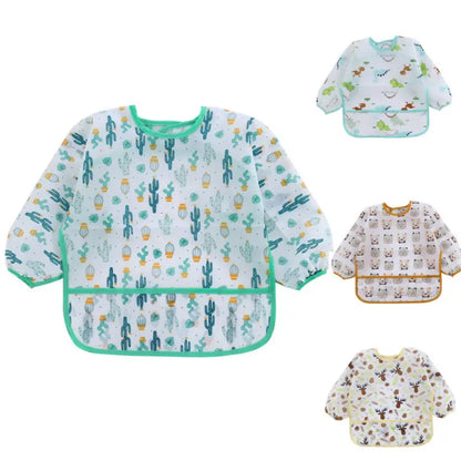 Waterproof Long Sleeve Art Smock Bib 1-3Y
