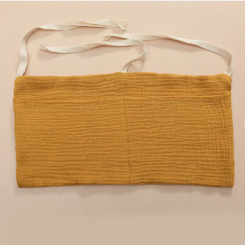 Crib Organizer Hanging Storage Bag 2 Pockets