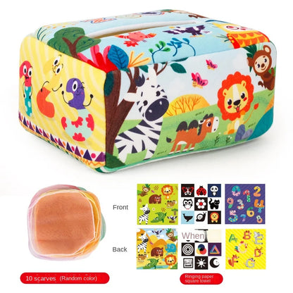 Montessori Magic Tissue Box Sensory Toy 4-12M