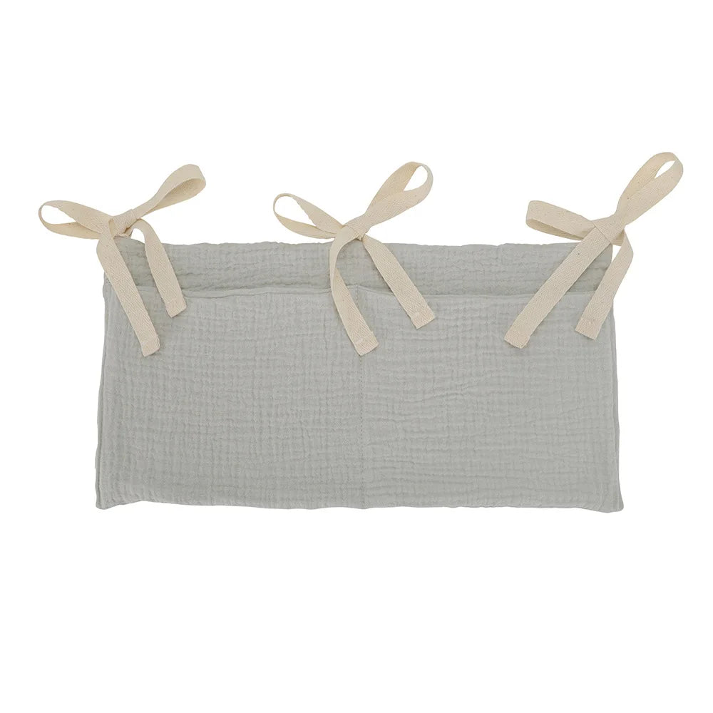 Crib Organizer Hanging Storage Bag 2 Pockets