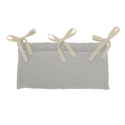 Crib Organizer Hanging Storage Bag 2 Pockets