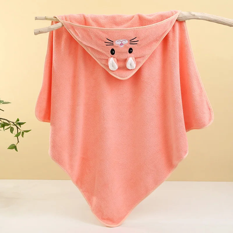 Bath Towel Swaddle 80x80cm 4 Colors – front view