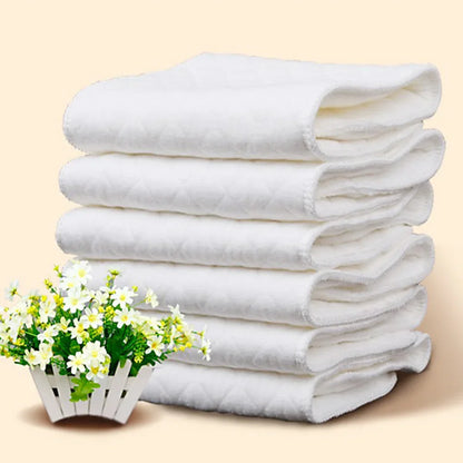 Cotton Diaper Inserts 10-Pack Washable