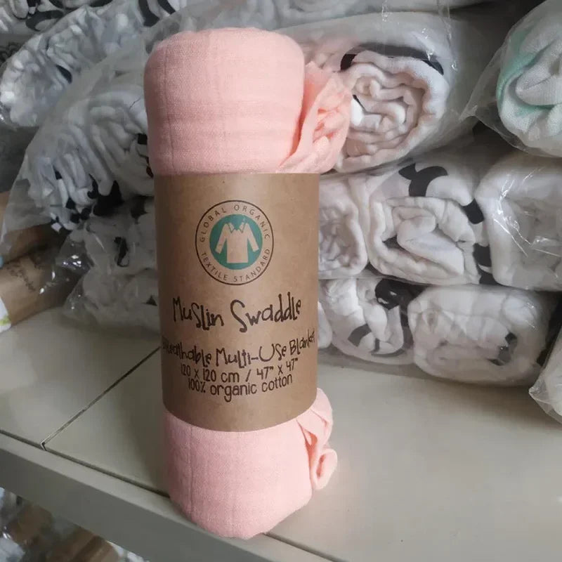 Bamboo Cotton Gauze Burp Cloth 25 Colors Kids