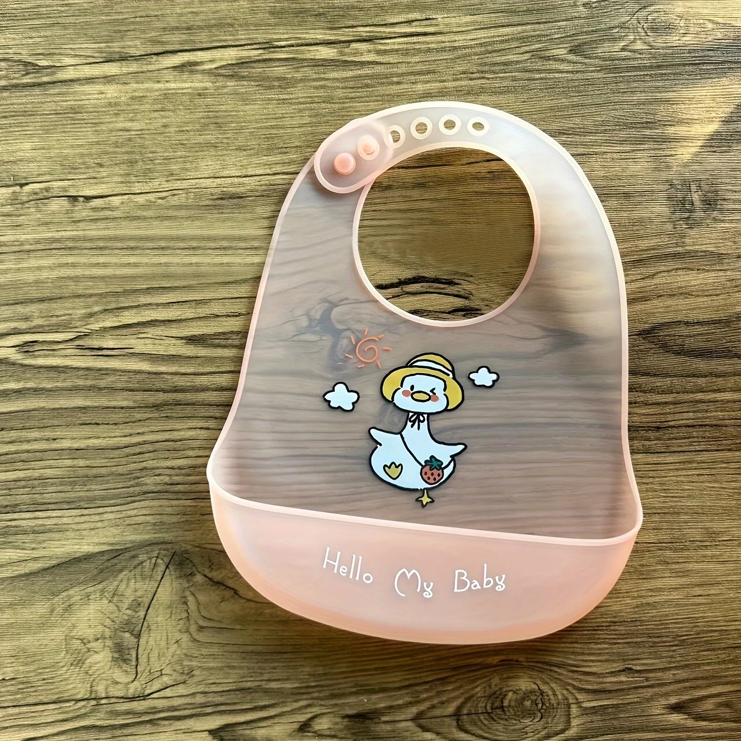 Waterproof Silicone Bib Animal Print 1-3Y
