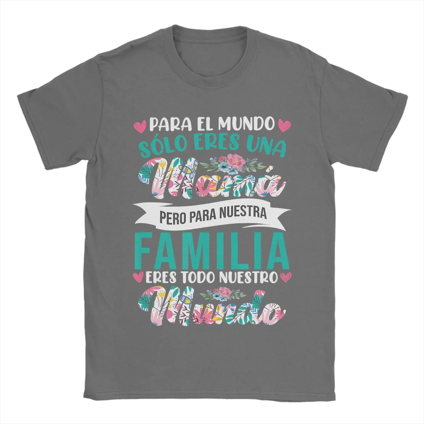 Floral Graphic Tee for Moms 14 Colors