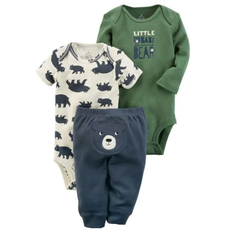 Baby Boy bodysuits Clothes Short Sleeved Bodysuits