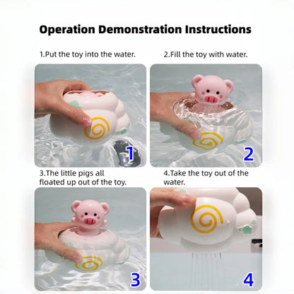 Bath Spraying Cloud Toy Water Play 0-3 Yrs