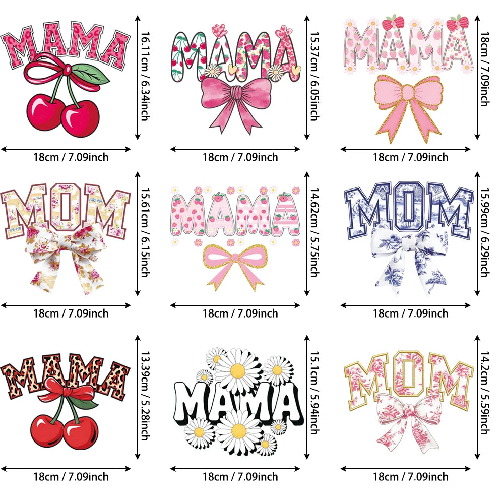 Iron-On Transfers DIY Kit 9pc Vinyl Appliques