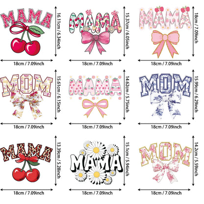 Iron-On Transfers DIY Kit 9pc Vinyl Appliques