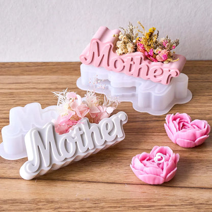 Letter Vase Silicone Mold DIY Resin