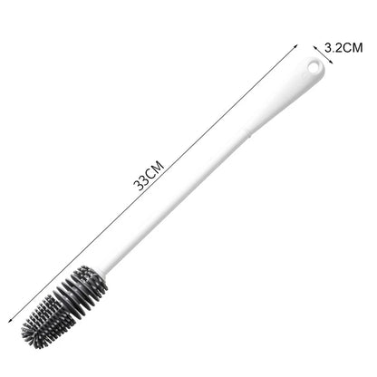 Long Handle Silicone Bottle Brush 360° – 33cm long handle