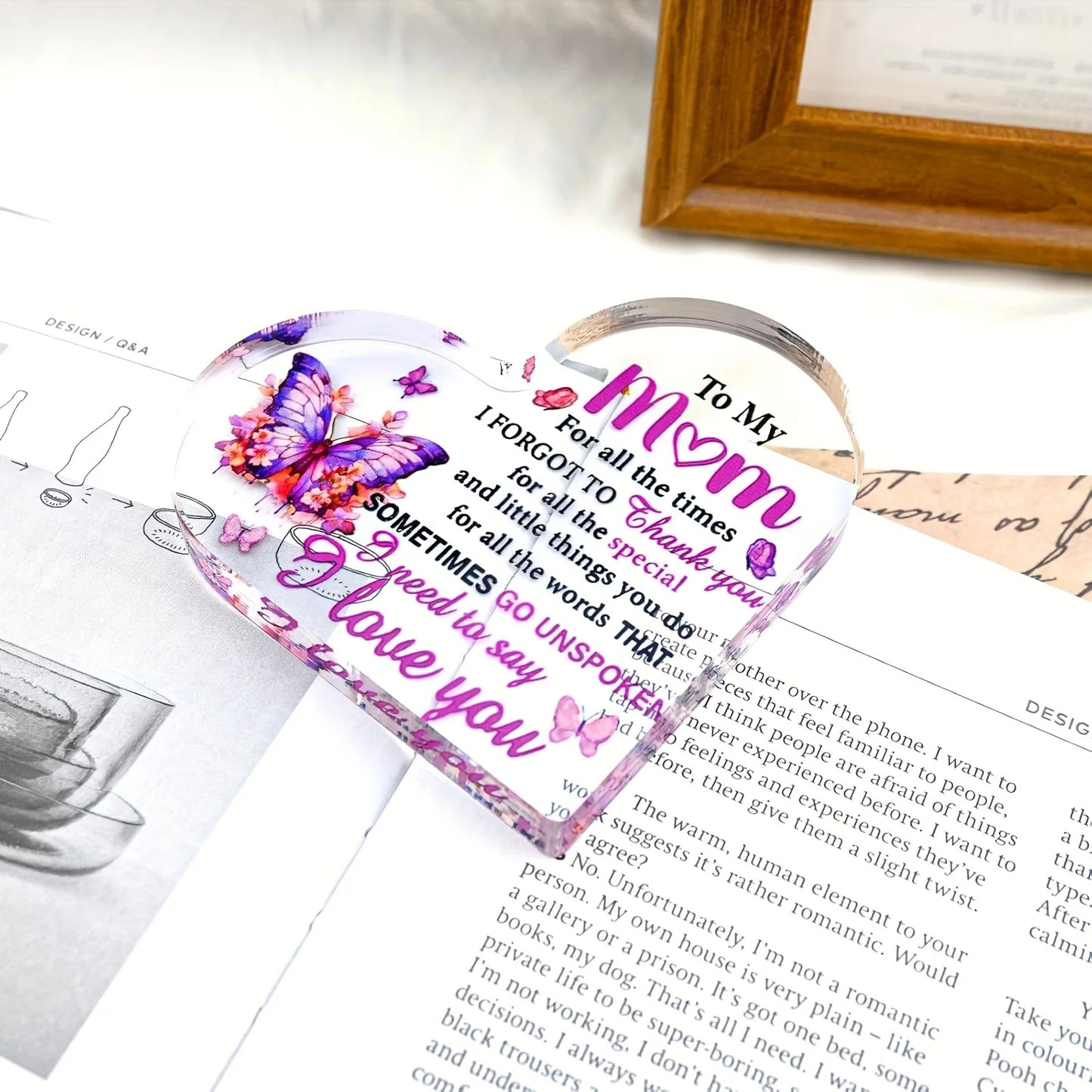 Acrylic Block Keepsake Gift for Mom