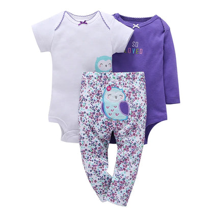 Baby Boy bodysuits Clothes Short Sleeved Bodysuits