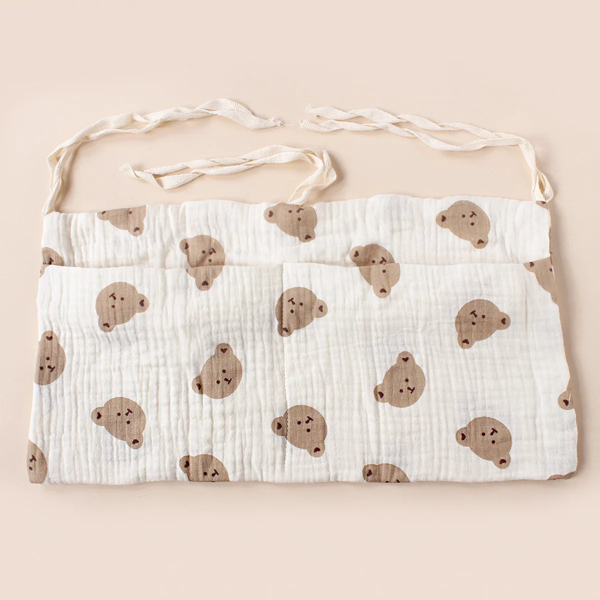 Crib Organizer Hanging Storage Bag 2 Pockets