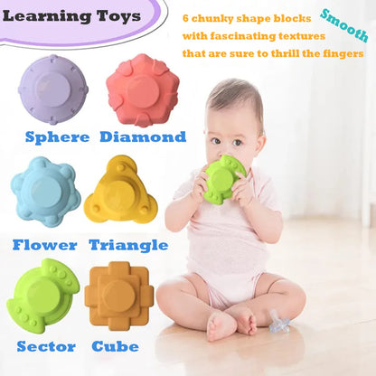 Montessori Sorting Blocks Toy 18M Game