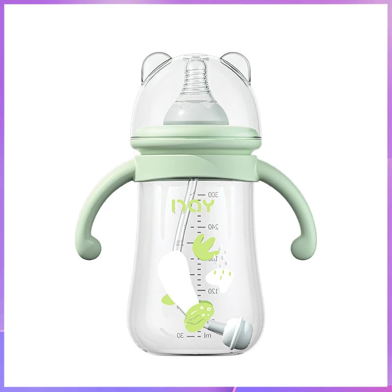 PP Bottle with Handle 300ml Anti-Bloating – gourd shape