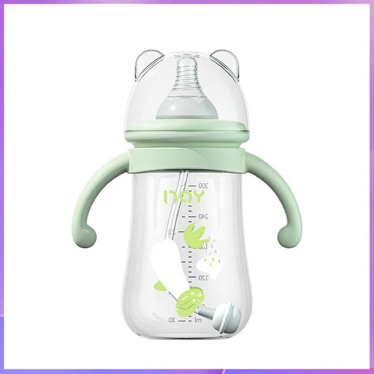 PP Bottle with Handle 300ml Anti-Bloating – gourd shape