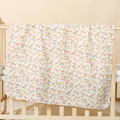 Cotton Muslin Swaddle Blanket 80x80cm 0-24M Kids