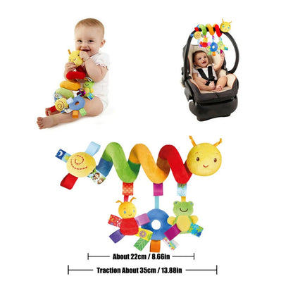 Colorful Label Crib Hanging Comfort Toy 0-24M Kids