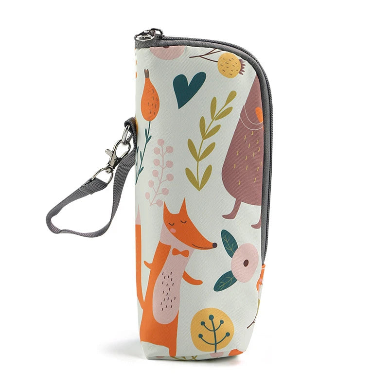 Portable Bottle Bag Travel Case Insulated Milk Organiser – front view