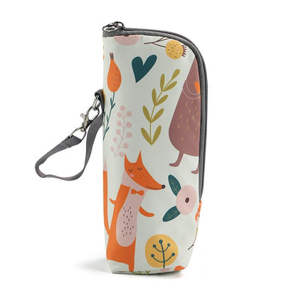 Portable Bottle Bag Travel Case Insulated Milk Organiser – front view