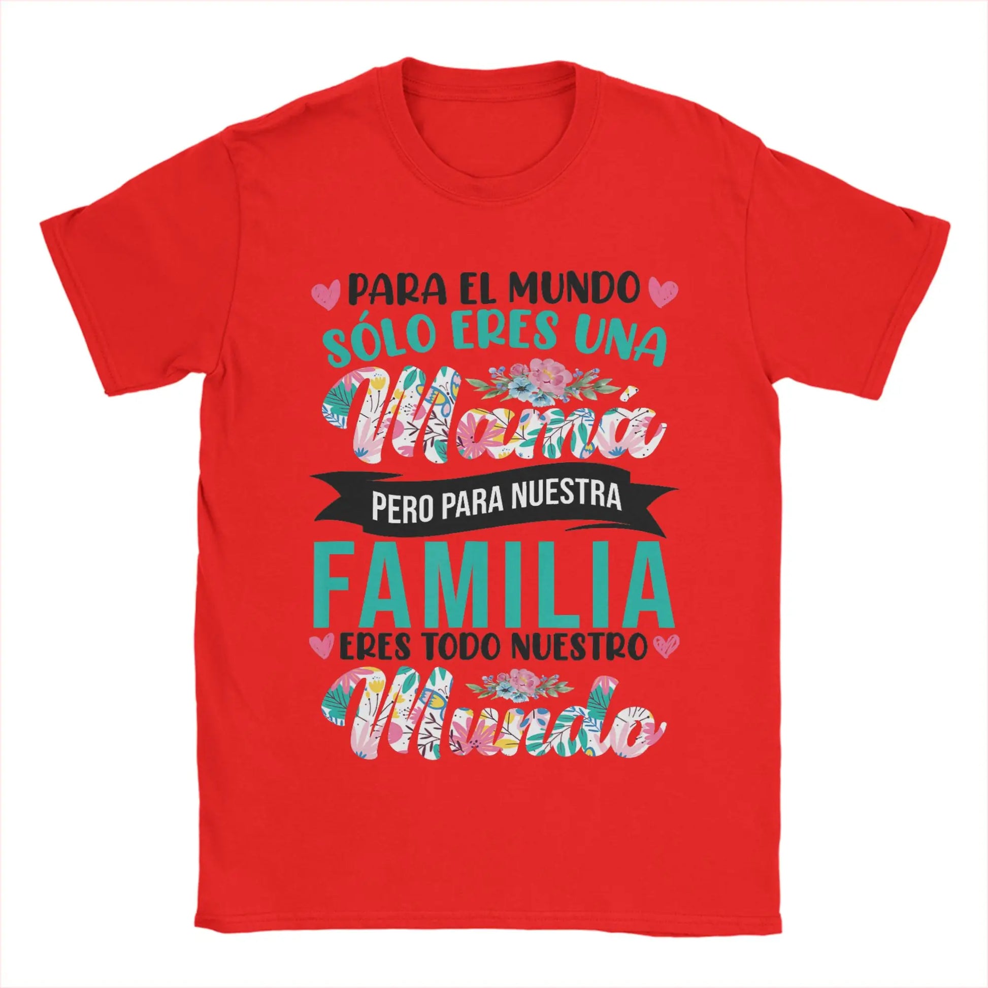 Floral Graphic Tee for Moms 14 Colors